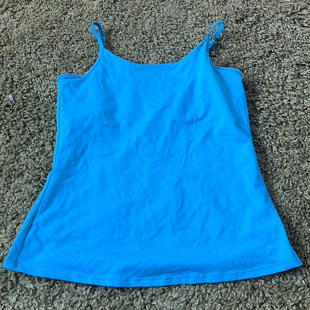 athletic material tank top